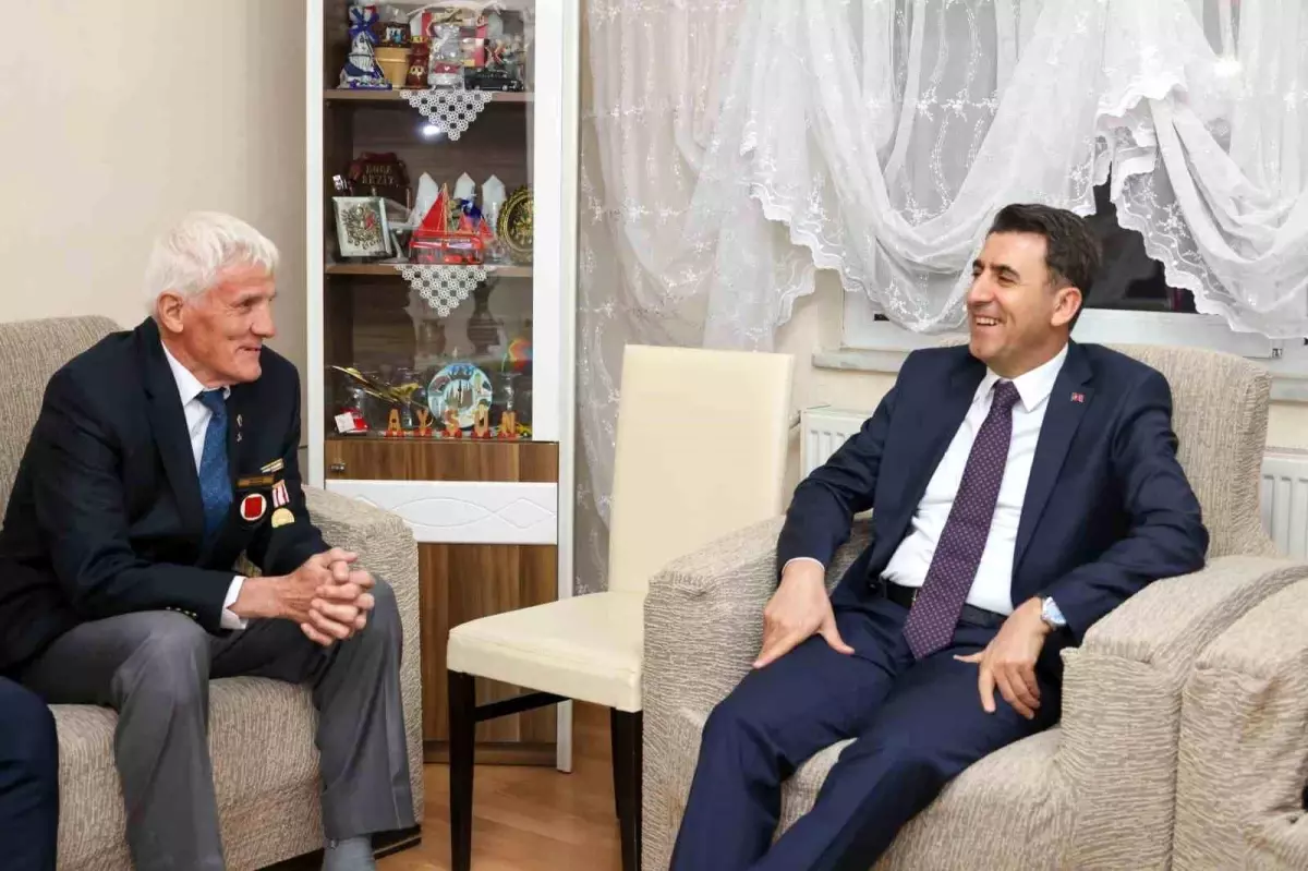 Vali Aygöl’den Kıbrıs Gazisine Ziyaret